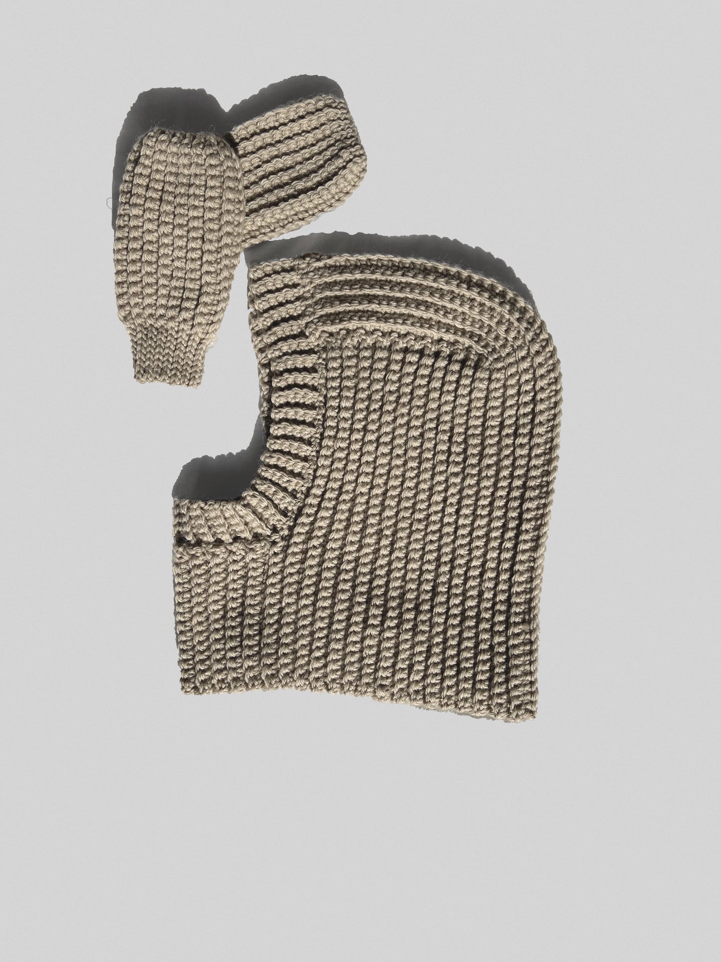 Kit Cagoule + Mitaines — Beige